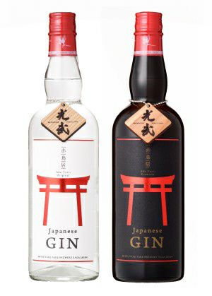 Japanese GIN 赤鳥居 飲み比べセット 700ml×2 (オリジナル・プレミアム